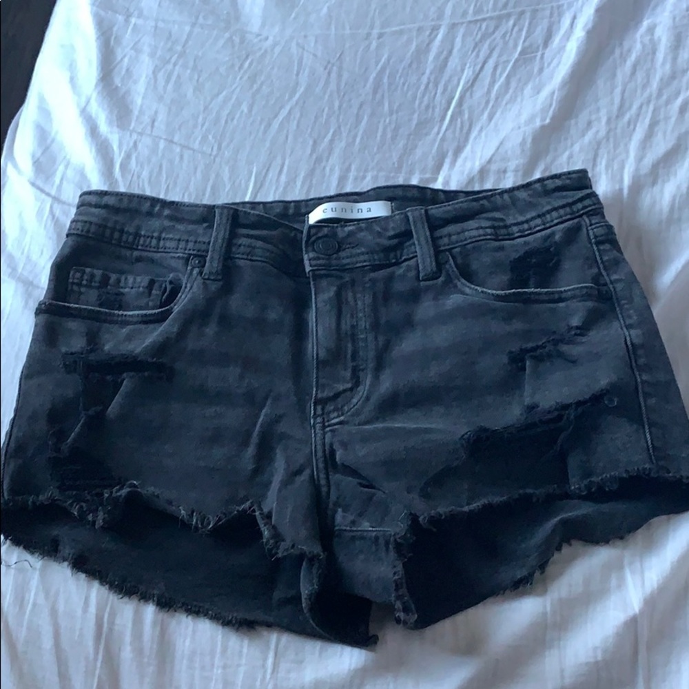 Distressed shorts